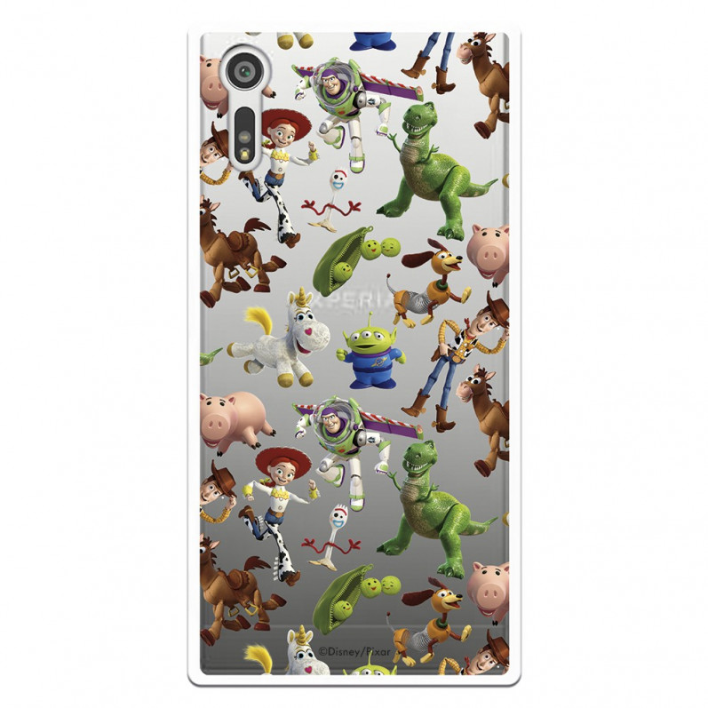 Carcasa Oficial Carcasa Oficial Disney Toy Story Siluetas Transparente - Toy Story para Sony Xperia XZ- La Casa de las Carcasas