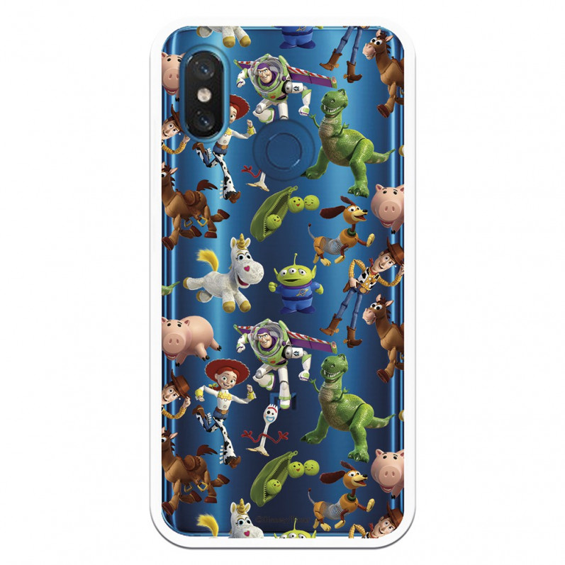 Carcasa Oficial Carcasa Oficial Disney Toy Story Siluetas Transparente - Toy Story para Xiaomi Mi 8 - La Casa de las Carcasas