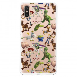 Carcasa Oficial Carcasa Oficial Disney Toy Story Siluetas Transparente - Toy Story para Xiaomi Mi Max 3- La Casa de las Carcasas