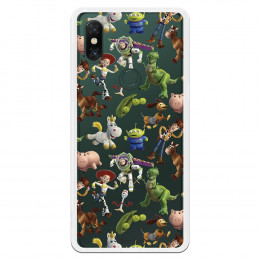 Carcasa Oficial Carcasa Oficial Disney Toy Story Siluetas Transparente - Toy Story para Xiaomi Mi Mix 3- La Casa de las Carcasas