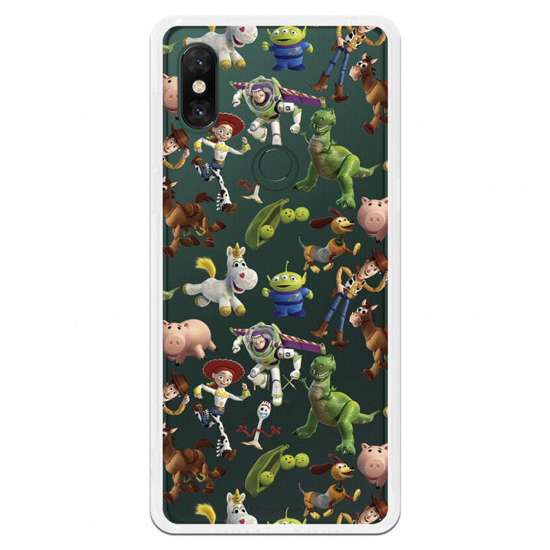 Carcasa Oficial Carcasa Oficial Disney Toy Story Siluetas Transparente - Toy Story para Xiaomi Mi Mix 3- La Casa de las Carcasas