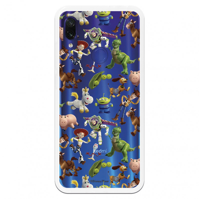 Oficiální pouzdro Disney Toy Story Transparent Silhouettes Case – Toy Story pro Xiaomi Redmi Note 7