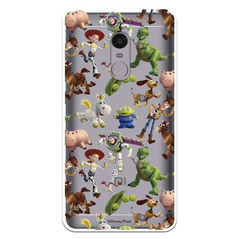 Oficiální pouzdro Disney Toy Story Transparent Silhouettes Case – Toy Story pro Xiaomi Redmi Note 4