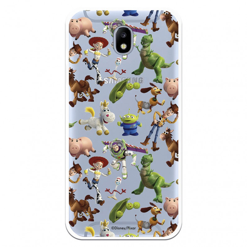 Oficiální pouzdro Disney Toy Story Transparent Silhouettes Case – Toy Story pro Samsung Galaxy J7 2017 European