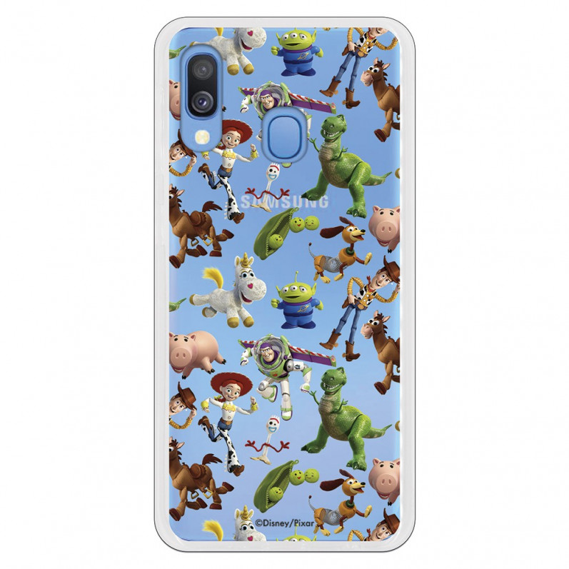 Oficiální pouzdro Disney Toy Story Transparent Silhouettes Case – Toy Story pro Samsung Galaxy A20e