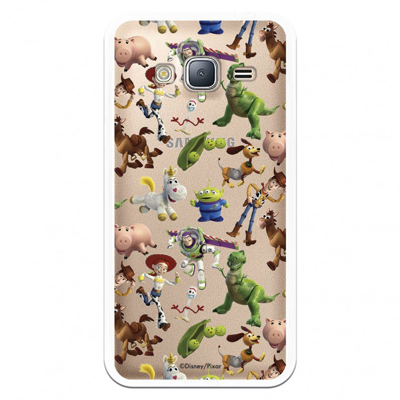 Oficiální pouzdro Disney Toy Story Transparent Silhouettes Case - Toy Story pro Samsung Galaxy J3