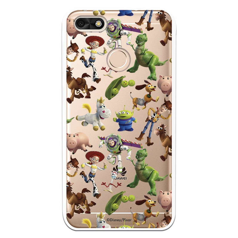 Huawei Oficiální průhledné pouzdro Disney Toy Story Silhouettes - Toy Story pro Y6 Pro 2017