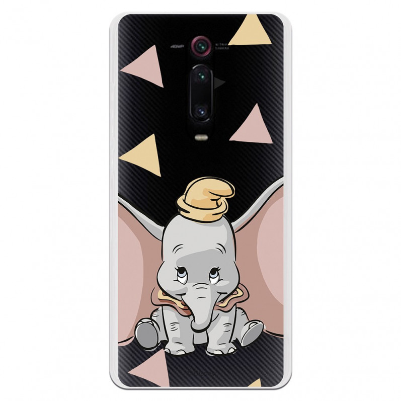 Oficiální průhledné pouzdro se siluetou Disney Dumbo pro Xiaomi Redmi K20