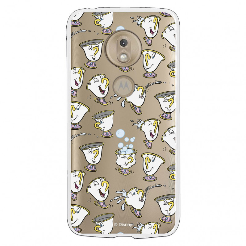 Carcasa Oficial Disney Chip Potts Siluetas Transparente para Motorola Moto G7 Play- La Casa de las Carcasas