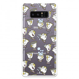 Carcasa Oficial Disney Chip Potts Siluetas Transparente para Samsung Galaxy Note 8- La Casa de las Carcasas