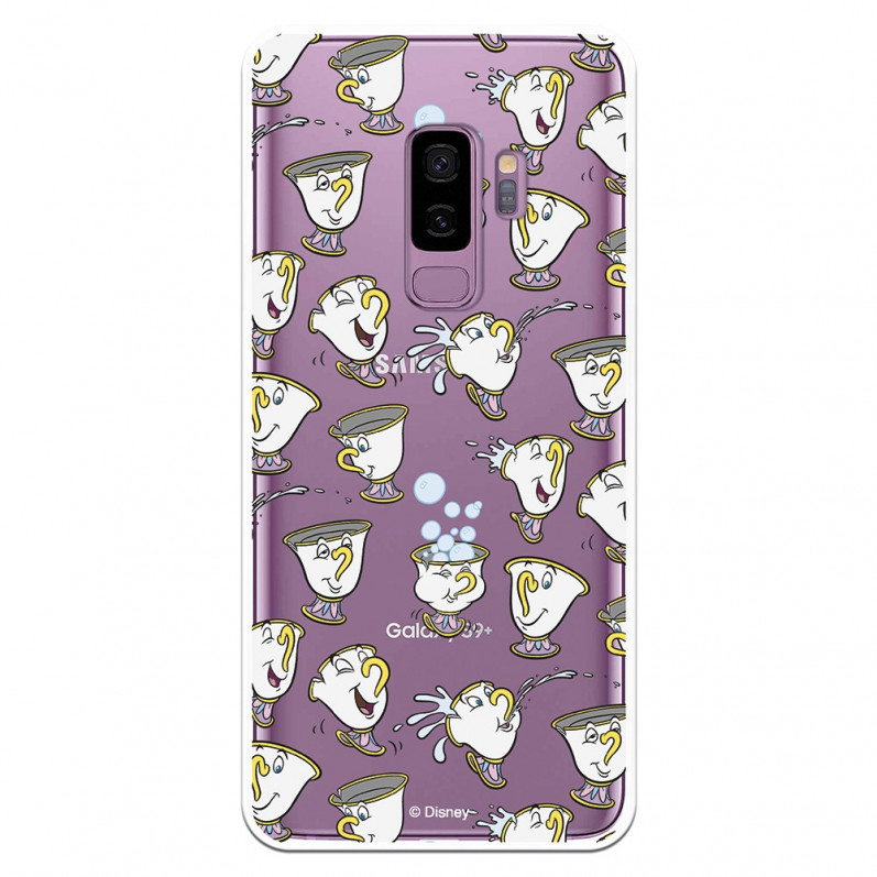 Carcasa Oficial Disney Chip Potts Siluetas Transparente para Samsung Galaxy S9 Plus- La Casa de las Carcasas