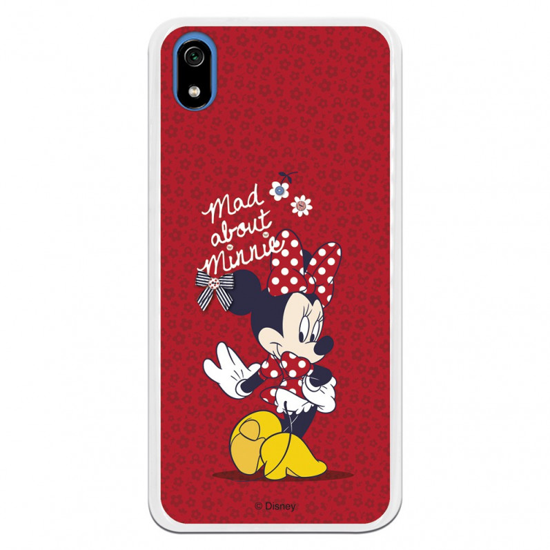 Carcasa Oficial Minnie Mad About Minnie para Xiaomi Redmi 7A - Mickey y Minnie- La Casa de las Carcasas