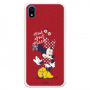 Carcasa Oficial Minnie Mad About Minnie para Xiaomi Redmi 7A - Mickey y Minnie- La Casa de las Carcasas