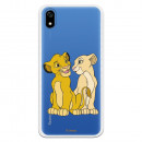 Carcasa Oficial Disney Simba y Nala transparente para Xiaomi Redmi 7A - El Rey León- La Casa de las Carcasas