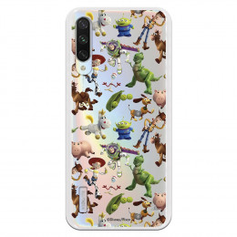 Carcasa Oficial Toy Story Siluetas Transparente para Xiaomi Mi A3 - Toy Story- La Casa de las Carcasas