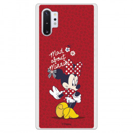 Funda para Samsung Galaxy Note 10 Plus Oficial de Disney Minnie Mad About - Clásicos Disney