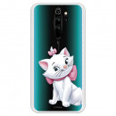 Funda para Xiaomi Redmi Note 8 Pro Oficial de Disney Marie Silueta - Los Aristogatos