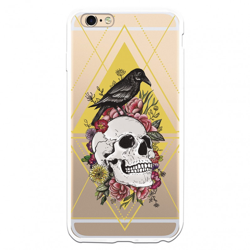 Carcasa Calavera Cuervo para iPhone 6 Plus - La Casa de las Carcasas