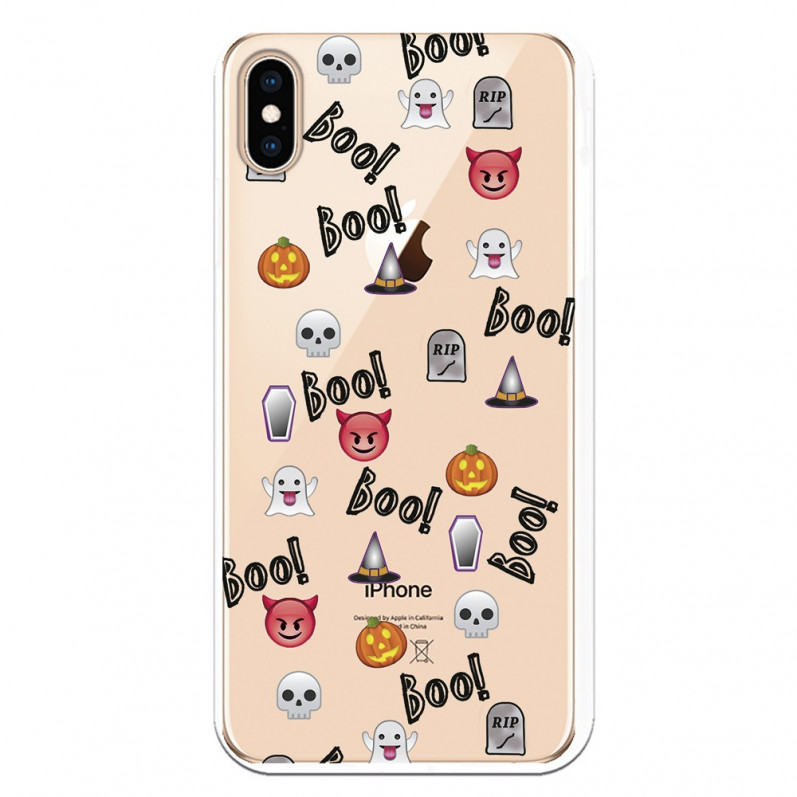 Carcasa Halloween Icons para iPhone XS Max- La Casa de las Carcasas