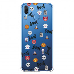 Carcasa Halloween Icons para Huawei Honor Play- La Casa de las Carcasas