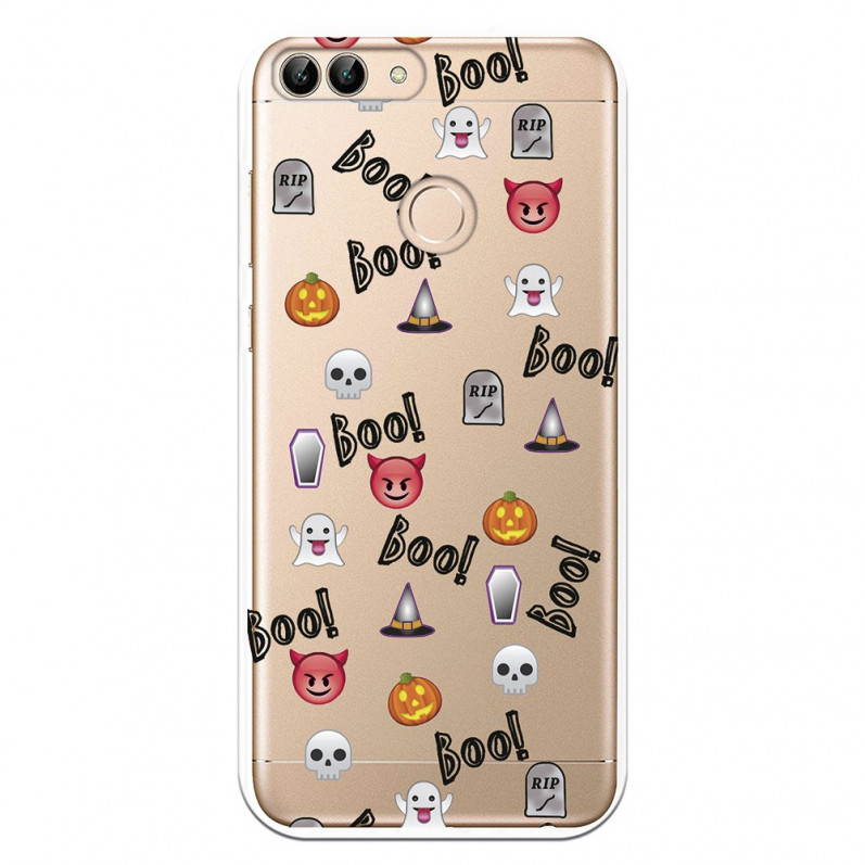 Carcasa Halloween Icons para Huawei P Smart- La Casa de las Carcasas