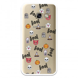 Carcasa Halloween Icons para Samsung Galaxy A3 2017- La Casa de las Carcasas