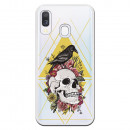 Carcasa Calavera Cuervo para Samsung Galaxy A40- La Casa de las Carcasas