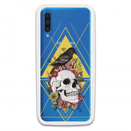 Carcasa Calavera Cuervo para Samsung Galaxy A70- La Casa de las Carcasas