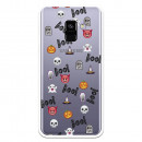 Carcasa Halloween Icons para Samsung Galaxy A8 2018 - La Casa de las Carcasas