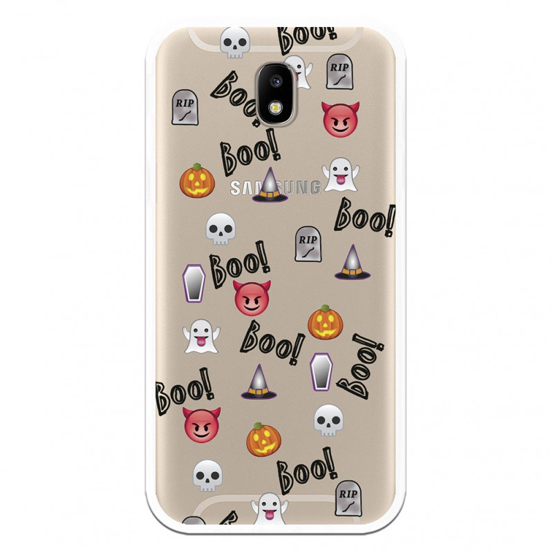 Carcasa Halloween Icons para Samsung Galaxy J5 2017 Europeo- La Casa de las Carcasas