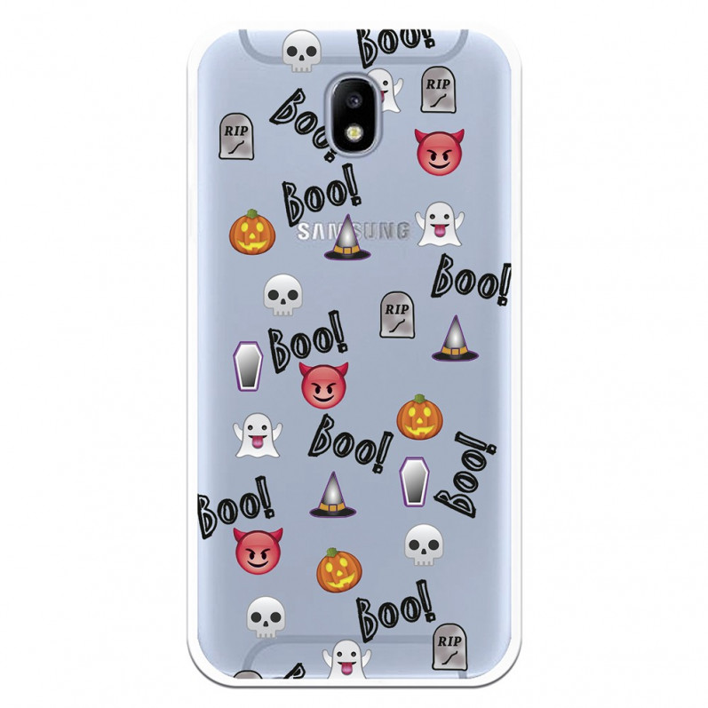 Carcasa Halloween Icons para Samsung Galaxy J7 2017 Europeo- La Casa de las Carcasas