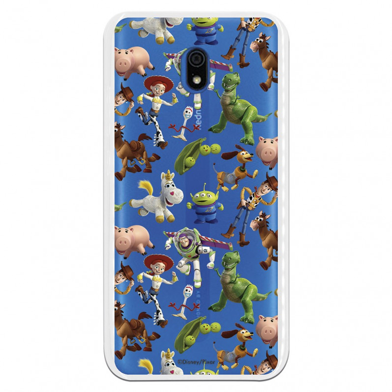 Funda para Xiaomi Redmi Note 8A Oficial de Disney Muñecos Toy Story Siluetas - Toy Story