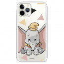 Funda para iPhone 11 Pro Oficial de Disney Dumbo Silueta Transparente - Dumbo