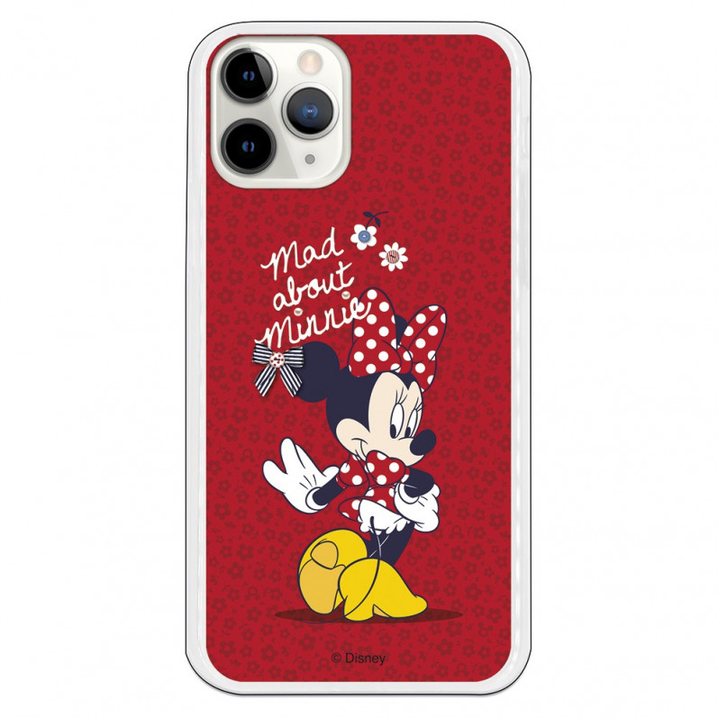 Funda para iPhone 11 Pro Oficial de Disney Minnie Mad About - Clásicos Disney