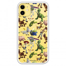 Funda para iPhone 11 Oficial de Disney Muñecos Toy Story Siluetas - Toy Story