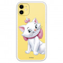 Funda para iPhone 11 Oficial de Disney Marie Silueta - Los Aristogatos