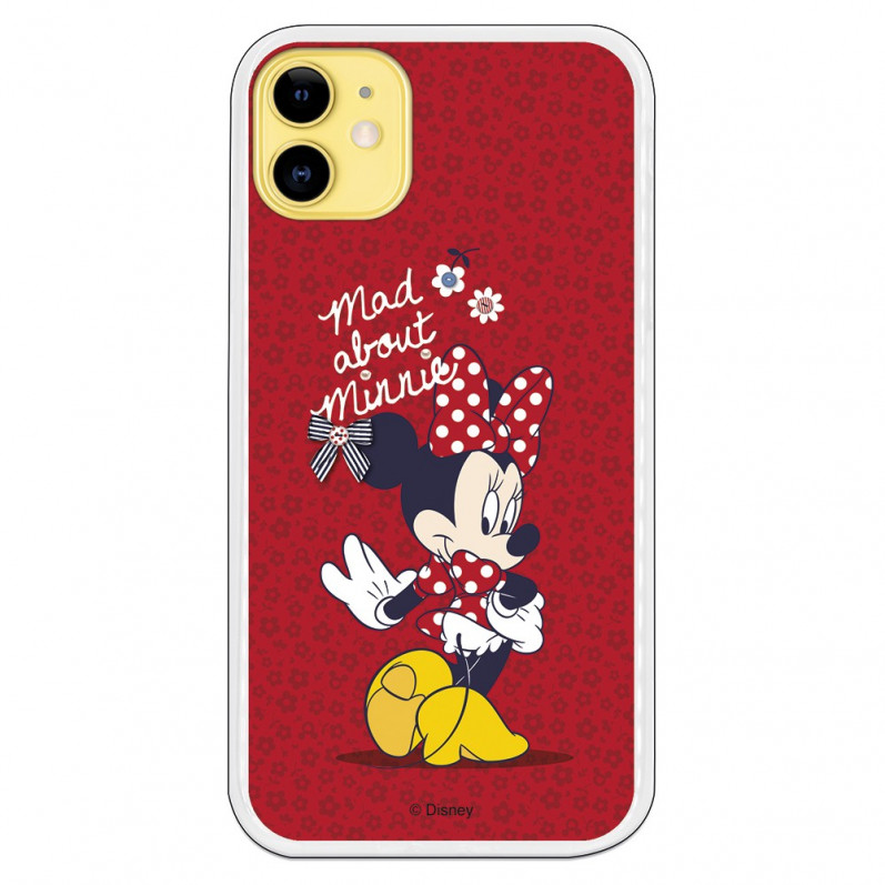 Funda para iPhone 11 Oficial de Disney Minnie Mad About - Clásicos Disney