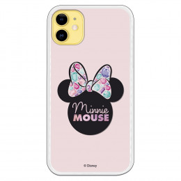 Funda para iPhone 11 Oficial de Disney Minnie Pink Shadow - Clásicos Disney