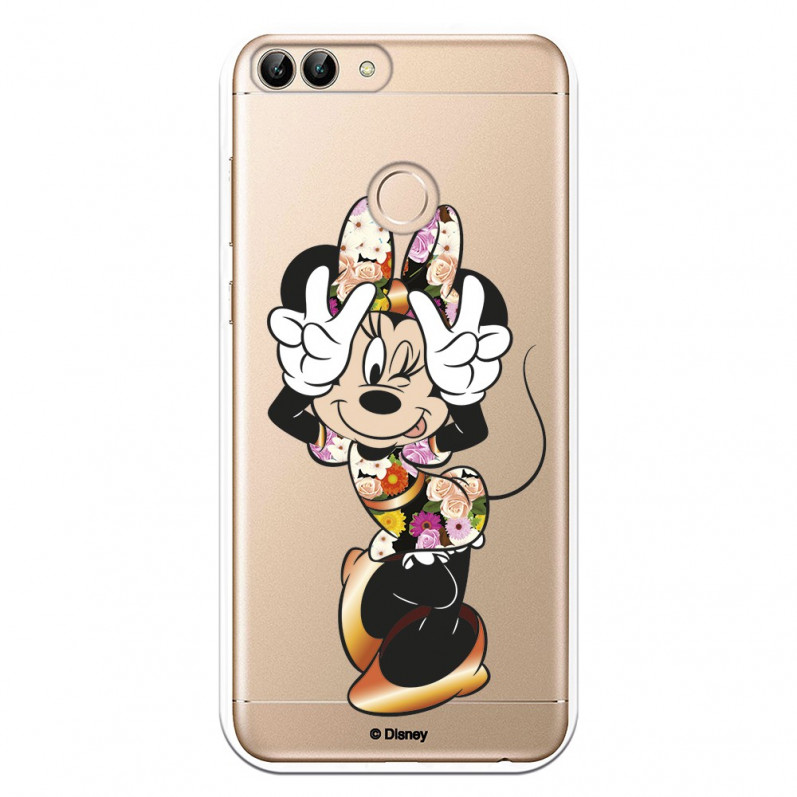 Funda para Huawei P Smart Oficial de Disney Minnie Posando - Clásicos Disney