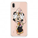 Funda para Huawei P20 Lite Oficial de Disney Minnie Posando - Clásicos Disney