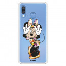 Funda para Samsung Galaxy A20E Oficial de Disney Minnie Posando - Clásicos Disney