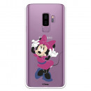 Funda para Samsung Galaxy S9 Plus Oficial de Disney Minnie Rosa - Clásicos Disney