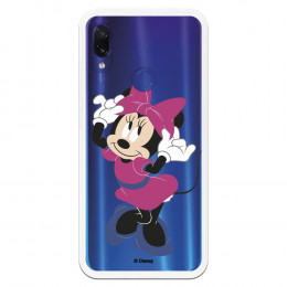 Funda para Xiaomi Redmi Note 7 Oficial de Disney Minnie Rosa - Clásicos Disney