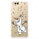 Funda para Huawei Honor 7X Oficial de Disney Olaf Transparente - Frozen