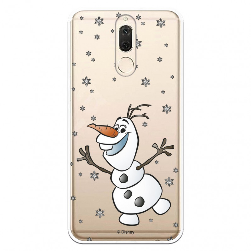 Funda para Huawei Mate 10 Lite Oficial de Disney Olaf Transparente - Frozen