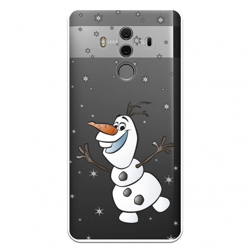 Funda para Huawei Mate 10 Pro Oficial de Disney Olaf Transparente - Frozen