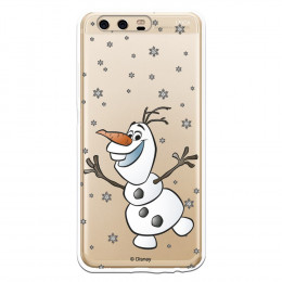 Funda para Huawei P10 Oficial de Disney Olaf Transparente - Frozen