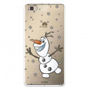 Funda para Huawei P8 Lite Oficial de Disney Olaf Transparente - Frozen