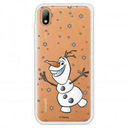 Funda para Huawei Y5 2019 Oficial de Disney Olaf Transparente - Frozen