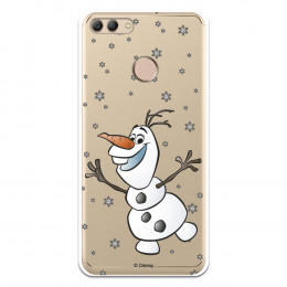 Funda para Huawei Y9 2018 Oficial de Disney Olaf Transparente - Frozen